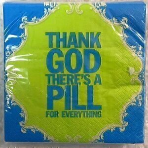 🎉 2/$11 Inviting Co. Naughty Betty “Pill" Beverage Napkins